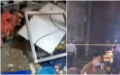 江蘇商店晚間爆炸 樓房倒塌6人傷 