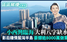 小西湾临海 大利八字缺水 影后锺情蓝湾半岛 豪掷逾8000万扫5伙｜区区睇楼