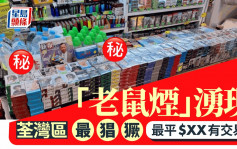 调查发现「老鼠烟」涌现 荃湾区情况最猖獗 售价低至$30一包  
