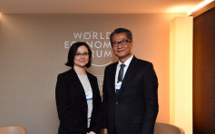 陳茂波到瑞士出席世界經濟論壇 介紹大灣區機遇