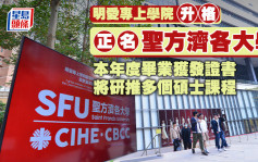 明專升格 正名聖方濟各大學 本年度畢業獲發證書 將研推多個碩士課程