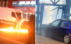 英國倫敦有男子駕車撞警局再縱火 案中無人受傷