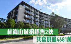 熱辣新盤放送｜林海山城招標售2伙 共套現逾4681萬