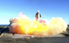 SpaceX星际飞船SN8原型机试飞著陆时爆炸