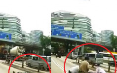 女鐵騎士炒車被壓三勇士出手相助　網民大讚：香港人精神　