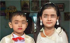 為消除前世「業障」 泰父母替5歲龍鳳胎舉行婚禮