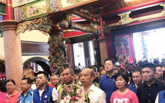 韓國瑜再訪台中 連環參拜21寺廟造勢