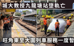 城大教授九龍塘站墮軌亡 港鐵列車服務一度暫停 校方：深表難過