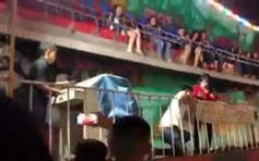 疑因安全杆未锁上 泰国游乐场6名乘客被抛飞空中跌下
