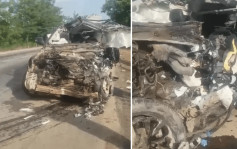加纳总统车队发生车祸数辆车「全毁」  1死多伤总统无恙