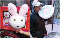 郑州残疾汉自力更生 卖「艺术棉花糖」创新事业