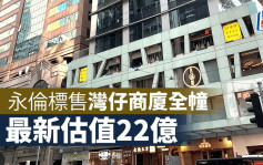 永伦标售湾仔商厦全幢 最新估值22亿 低购入价逾2成