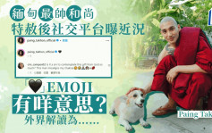 緬甸最帥和尚Paing Takhon出獄後曝近況 「黑色愛心」emoji表無聲抗議