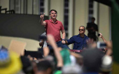 巴西總統出席公眾集會 無戴口罩多次咳嗽