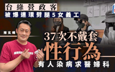 台湾绿营政客被爆骗炮劈5女义工 37次不戴套危险性行为