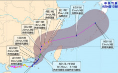 台风「卢碧」掠过南海北部 料直奔广东福建