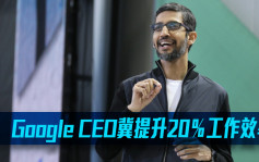 Google CEO冀提升20％工作效率 暗示不排除裁員