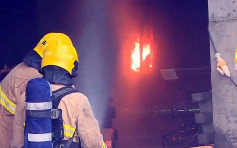葵涌地盤風煤樽起火 50工人自行疏散
