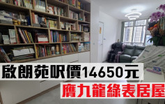 高價成交｜啟朗苑呎價14650元   膺九龍綠表居屋王