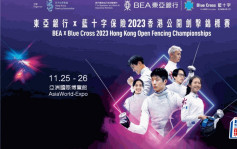 剑击｜香港公开赛周六日举行  各地近千选手亚洲国际博览馆争标