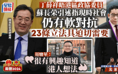 两会2024︱丁薛祥：支持香港尽快完成23条立法 范骏华：23条不用作太多讨论
