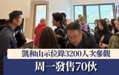 凯和山示位录3200人次参观 周一发售70伙