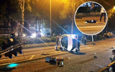 菲籍女過馬路衝燈 遭私家車撞飛10米不治