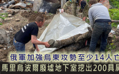 俄乌局势｜俄军加强乌东攻势至少14人亡 马里乌波尔地下室挖出200具尸体