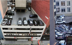 纽约曼哈顿多层停车场倒塌 汽车堕下层层交叠至少1死5伤