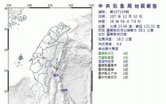 台灣台東縣4.4級地震