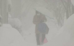 日本多地下暴雪逾4.5万户停电 有长者遭掉落积雪掩埋亡