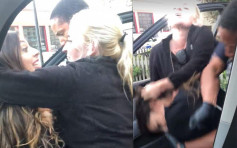 20歲女司機與女警衝突互扯頭髮 被拉出車狠按地上