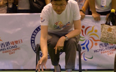 林鄭擔任殘奧日開幕嘉賓 大玩硬地滾球