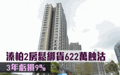 蚀让成交｜溱柏2房松绑货622万蚀沽 3年亏蚀9%