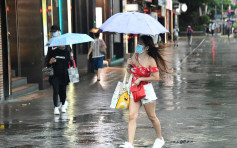 荃湾及大埔录得超过20毫米雨量