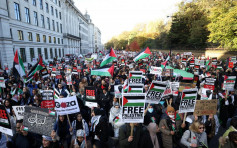 以巴冲突 | 伦敦30万人大游行撑巴人 吁加沙停火