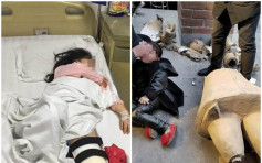 兵俑雕塑斷腳倒地 5歲女童滿頭鮮血