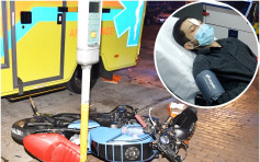 油麻地22歲鐵騎士撞咪表柱 毀27年車齡電單車
