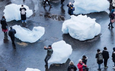 倫敦藝術展覽 見證格陵蘭冰塊融化