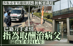 涉販毒案男子離開法院後捱斬需截肢 巴籍刀手求情指為取酬治病父 認兩罪重囚14年