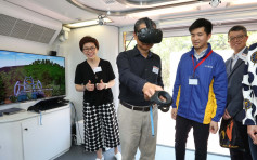 中电VTC合作研VR教学软件 模拟攀60米高电缆工作