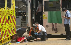 灣仔電車撞倒男途人腳傷 清醒送院