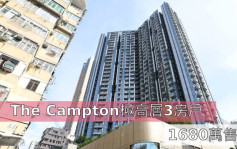 熱辣新盤放送｜The Campton極高層3房戶1680萬售