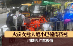 火炭過路婦遭綠Van撞倒 頭部重創命危