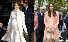 英國皇室孕婦時裝大比拼 凱特梅根展獨特品味