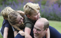 威廉王子38岁生日 偕3子女庆父亲节