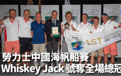 帆船｜勞力士中國海帆船賽 Whiskey Jack 號奪IRC 全場總冠軍