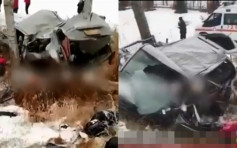 哈尔滨旅游遇车祸 9名女生4死5伤