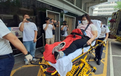 尖沙咀女子过马路捱的士撞  受伤送院