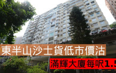 沙士货成交｜东半山沙士货低市价沽    满辉大厦每尺1.5万